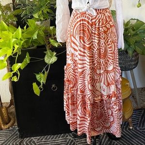 Beautiful Fall Anthropologie Maxi Skirt
